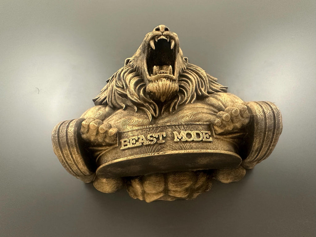 Lion Gym Wall Decor