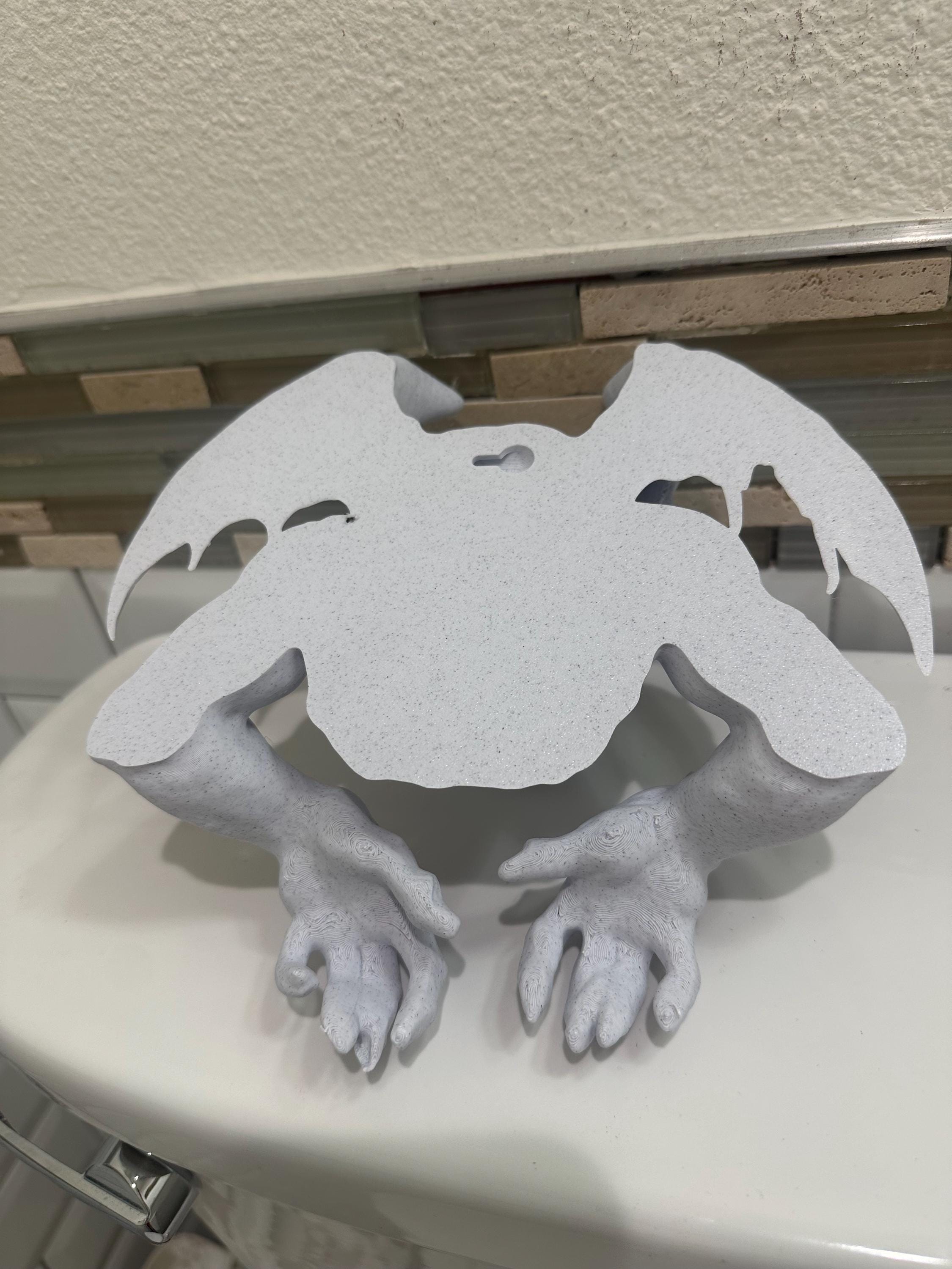 Gargoyle Wall Mount Hanging Sculpture 8x8x4 - Fantasty Creature Gothic Wall Home Decor Statue