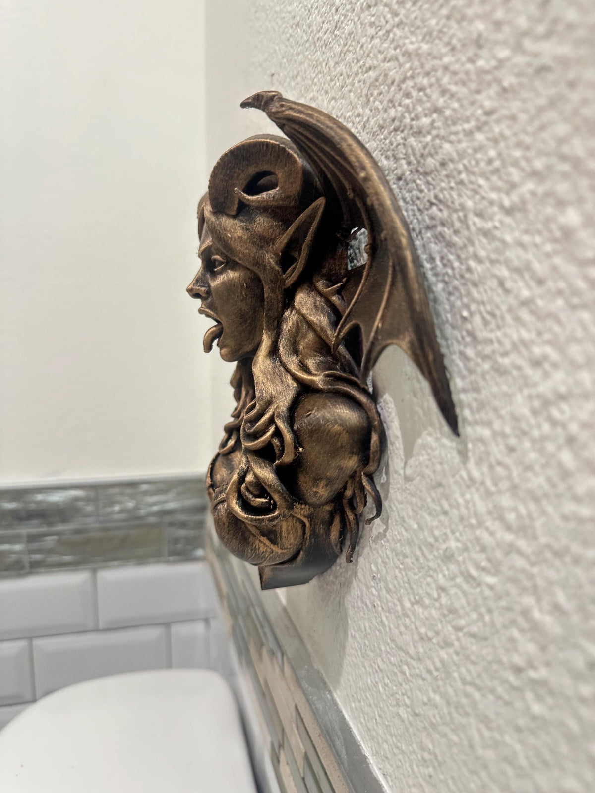 Gothic Succubus Wall Mount Sculpture
