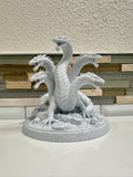 Hydra Multi Headed Dragon Statue - Mythology Sculpture Decor - Classical Serpent Figurine - Mythical Shelf Decor - Fantasy Monster Creature