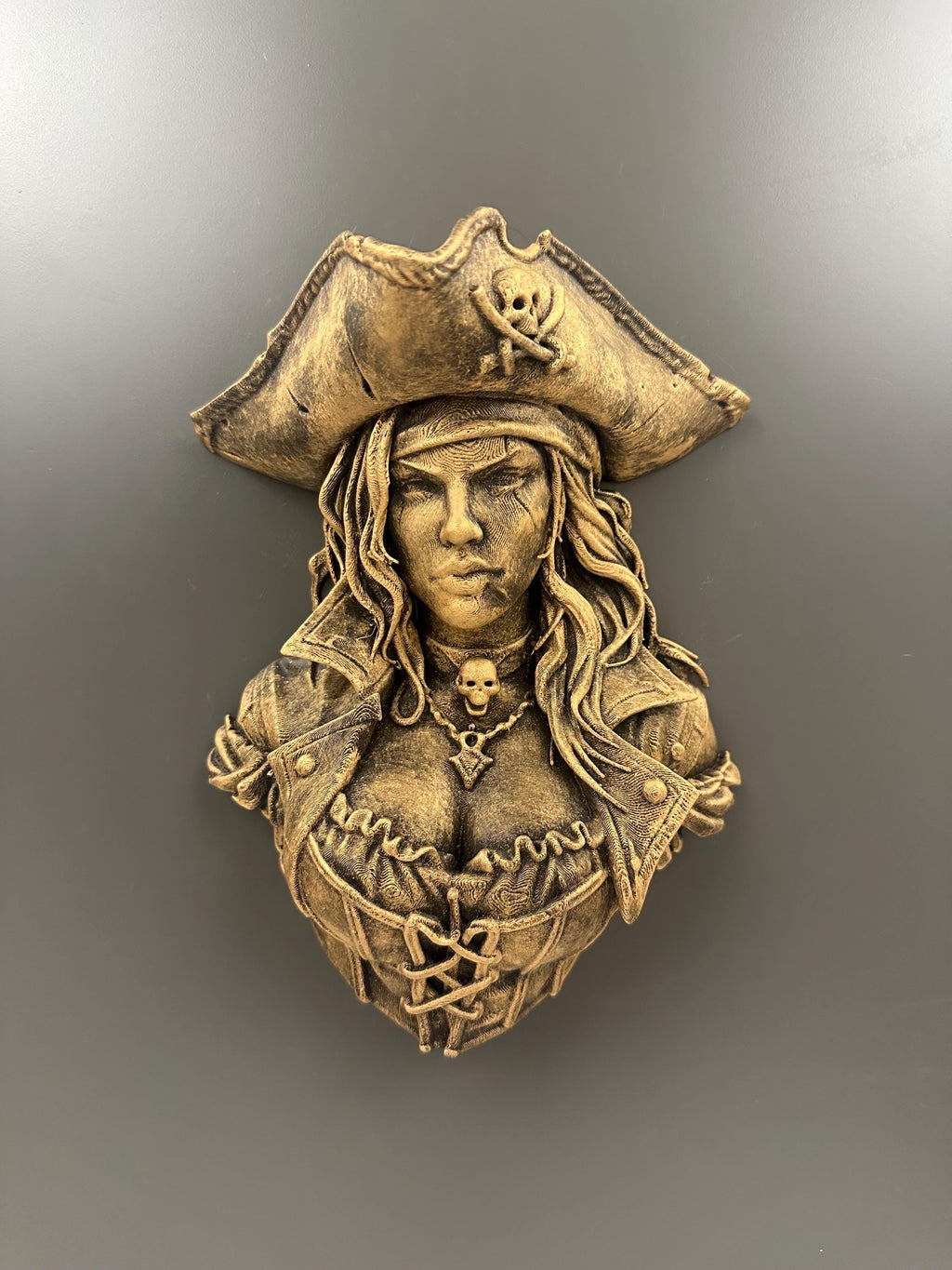 Pirate Queen Wall Sculpture
