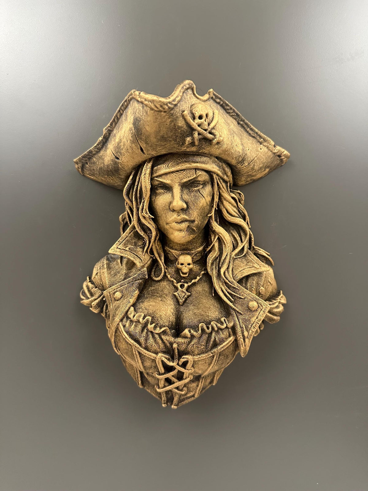 Pirate Queen Wall Sculpture