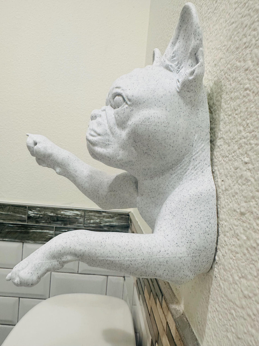 French Bulldog Hand Towel Holder