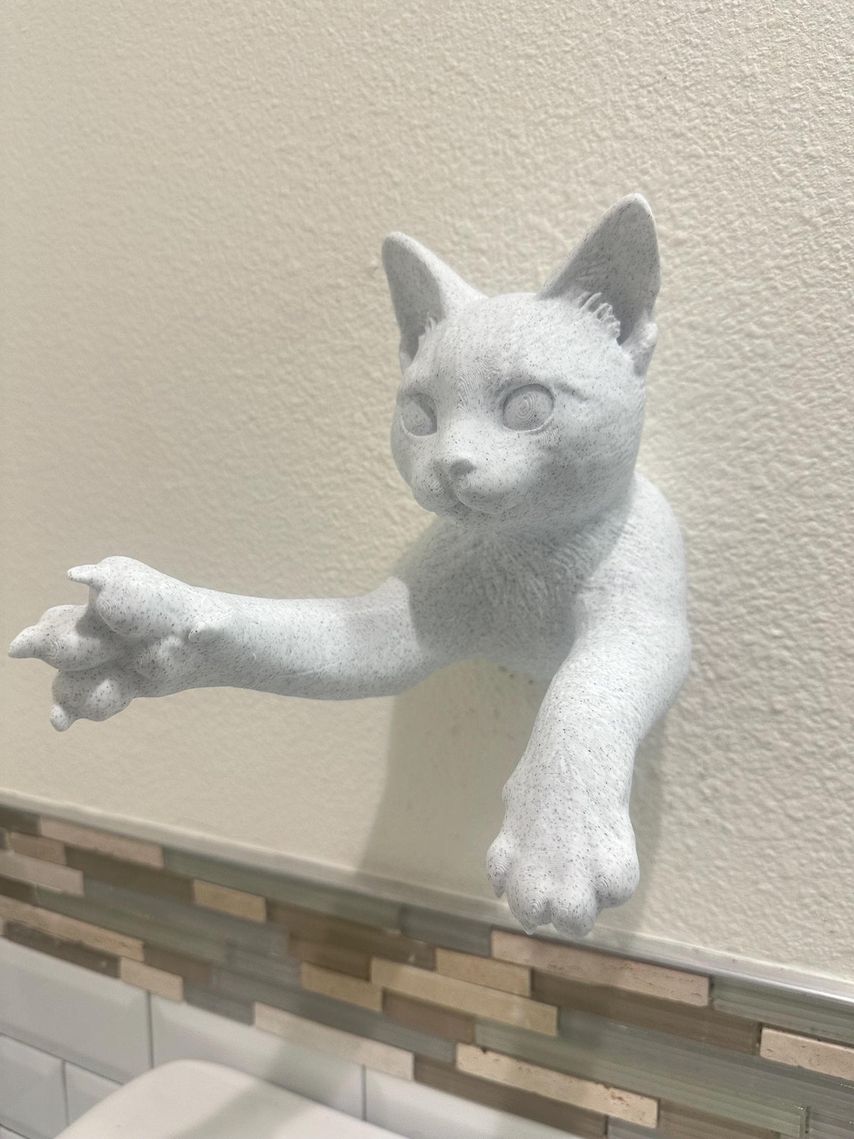 Playful Cat Hand Towel Holder