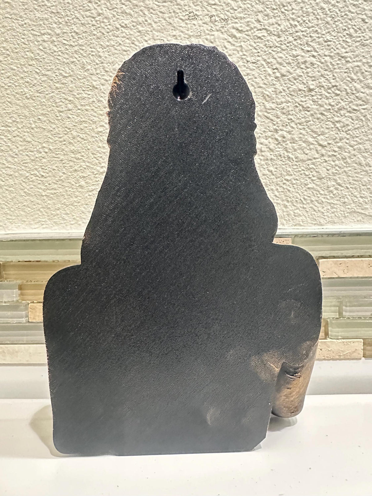 Gothic Occult Cat Girl Wall Sculpture