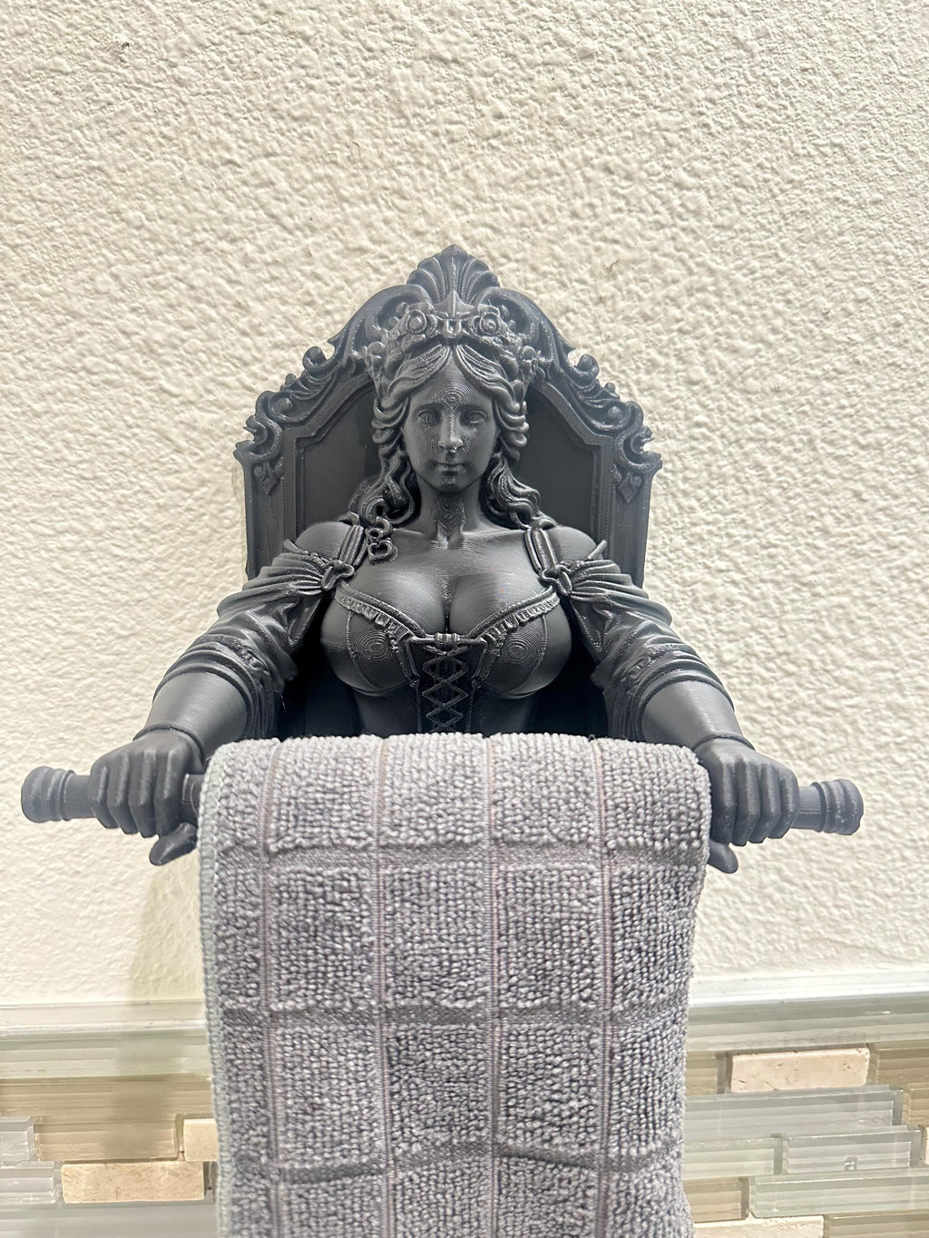 Classical Maiden Goddess Hand Towel Holder