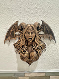 Gothic Succubus Wall Mount Sculpture