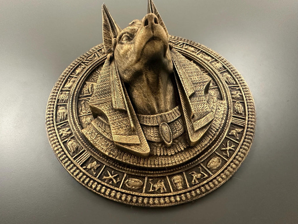 Anubis Wall Plaque Egyptian Decor