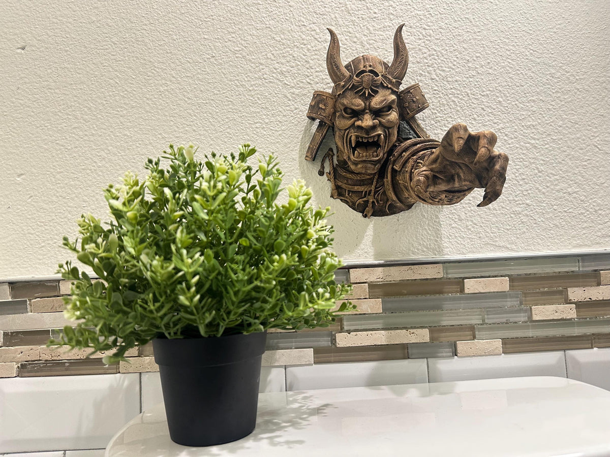 Samurai Oni Demon Wall Mount