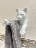Playful Cat Hand Towel Holder