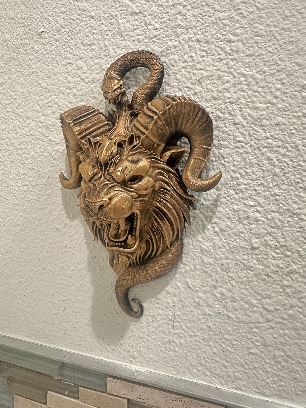 Chimera Wall Mount Sculpture