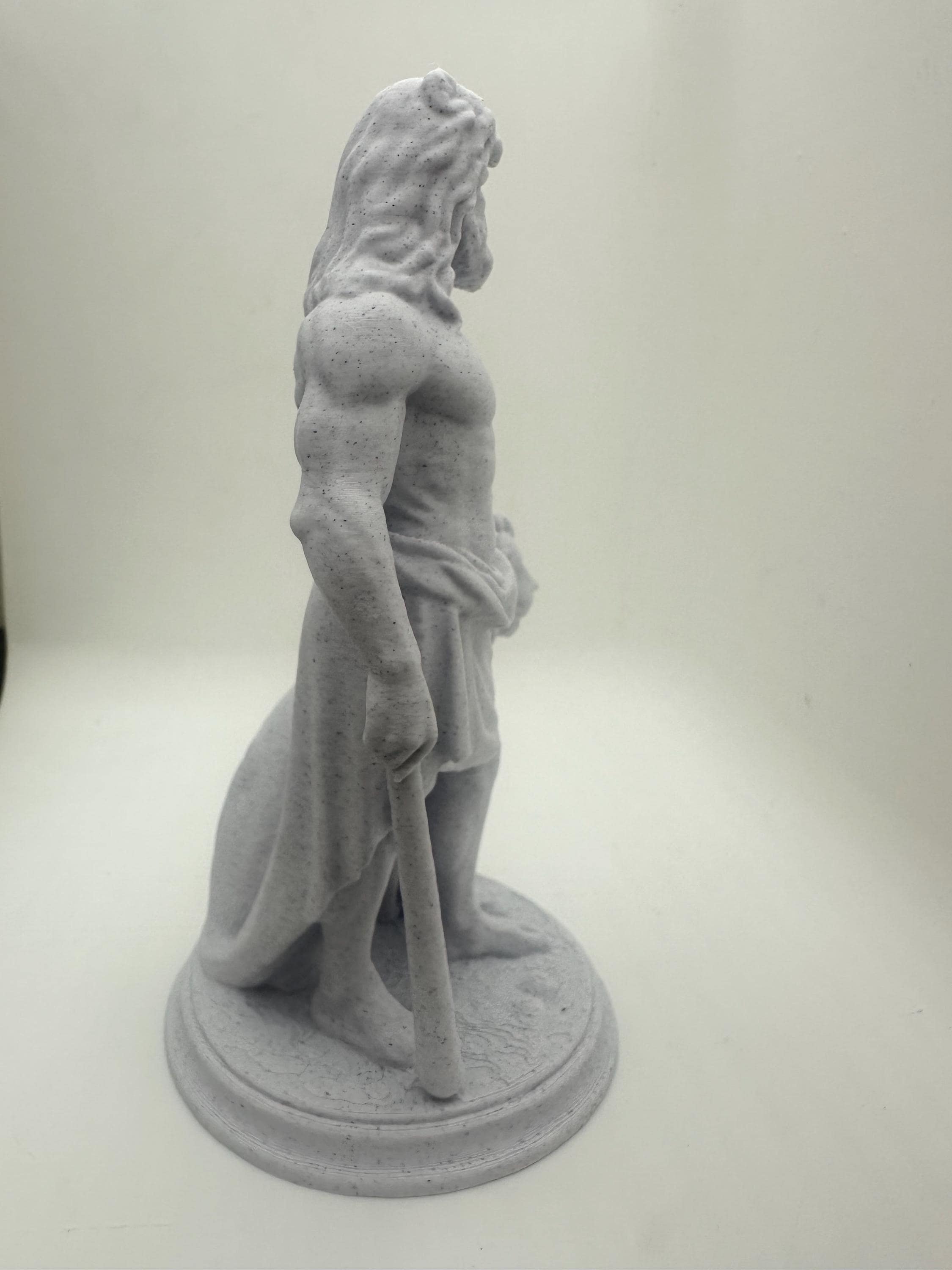 Hercules With Lion Statue 6” - Greek Mythology Warrior Figurine Sculpture Home Decor Figure