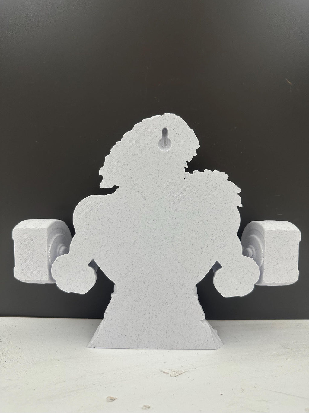 Hercules Barbell Wall Decor - Greek God Gym Wall Art - Bodybuilding Fitness Sculpture - Strongman Workout Decor