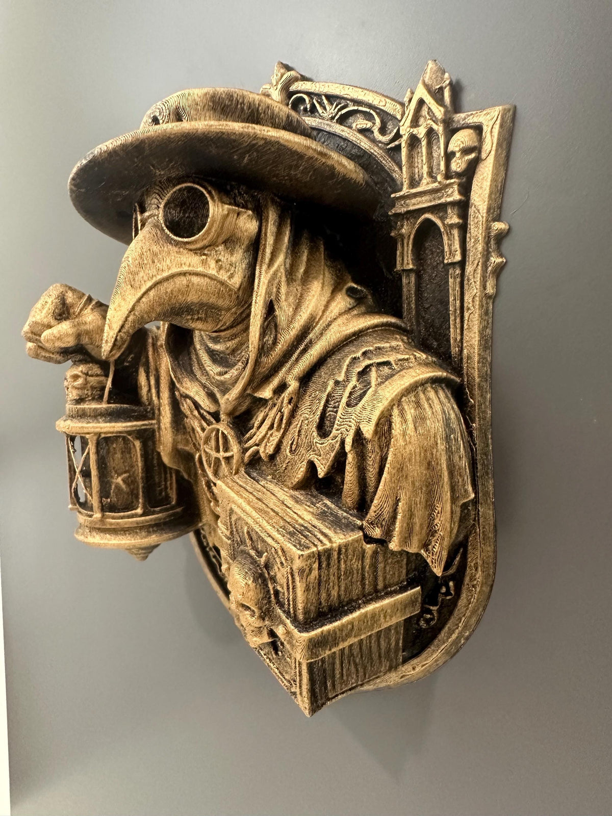Plague Doctor Wall Sculpture