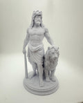 Hercules With Lion Statue 6” - Greek Mythology Warrior Figurine Sculpture Home Decor Figure