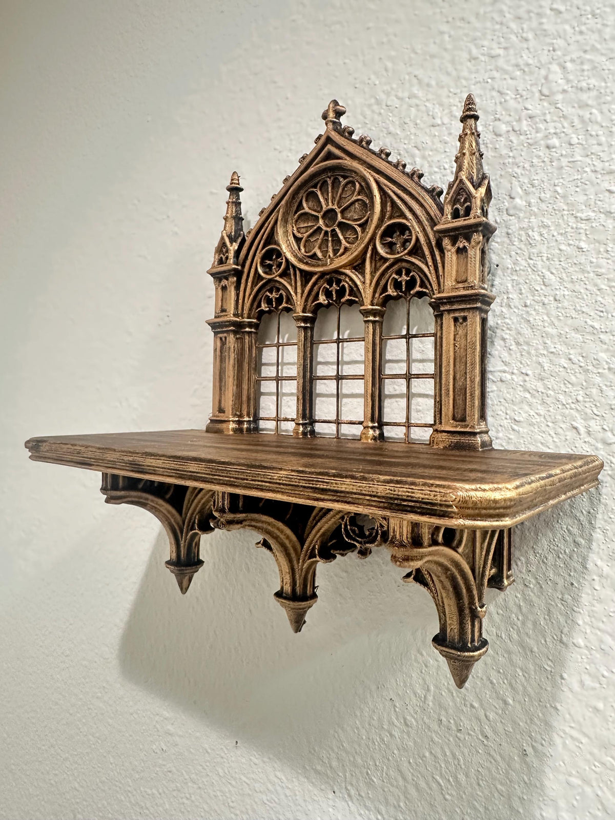 Gothic Cathedral Wall Shelf