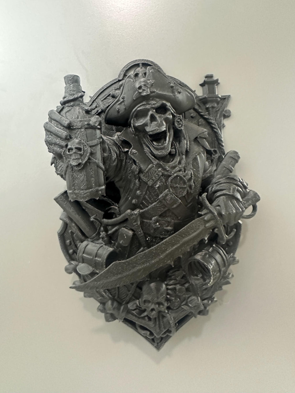 Pirate Skull Wall Plaque