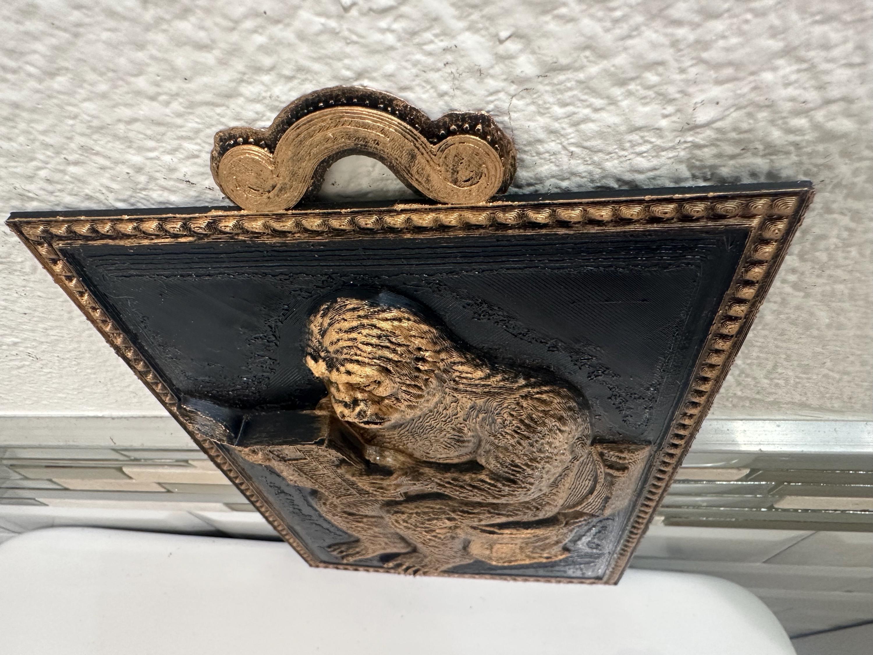 Funny Bigfoot Bathroom Wall Art 9” x 6” Sasquatch on Toilet Bathroom Decor Sign Sculpture 3d Vintage Antique Gift Plaque Funny Rustic Relief