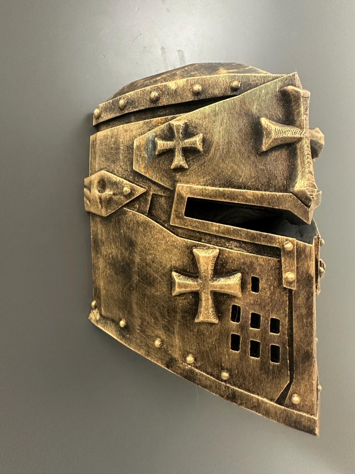 Medieval Knight Helmet Wall Decor