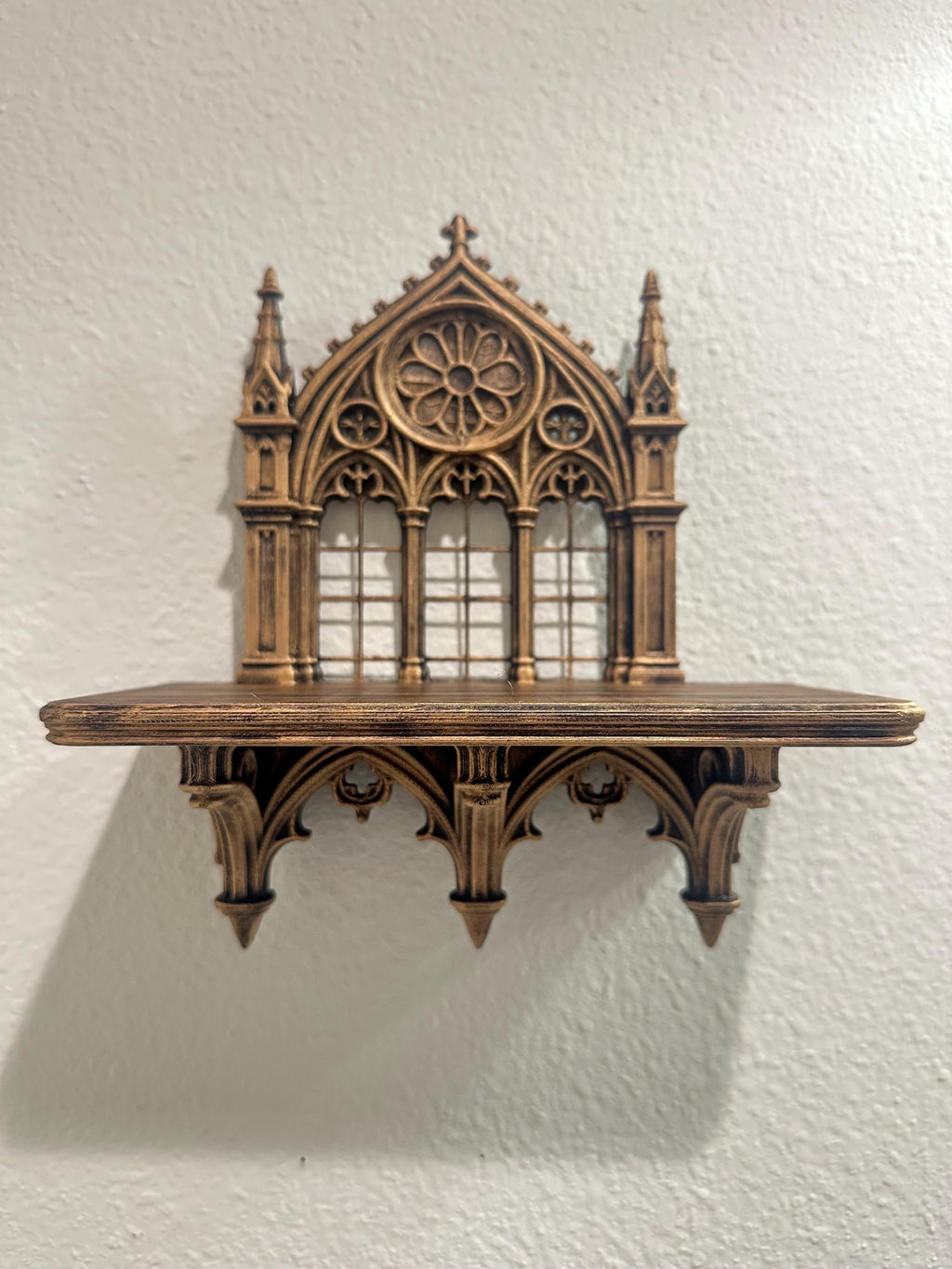 Gothic Cathedral Wall Shelf