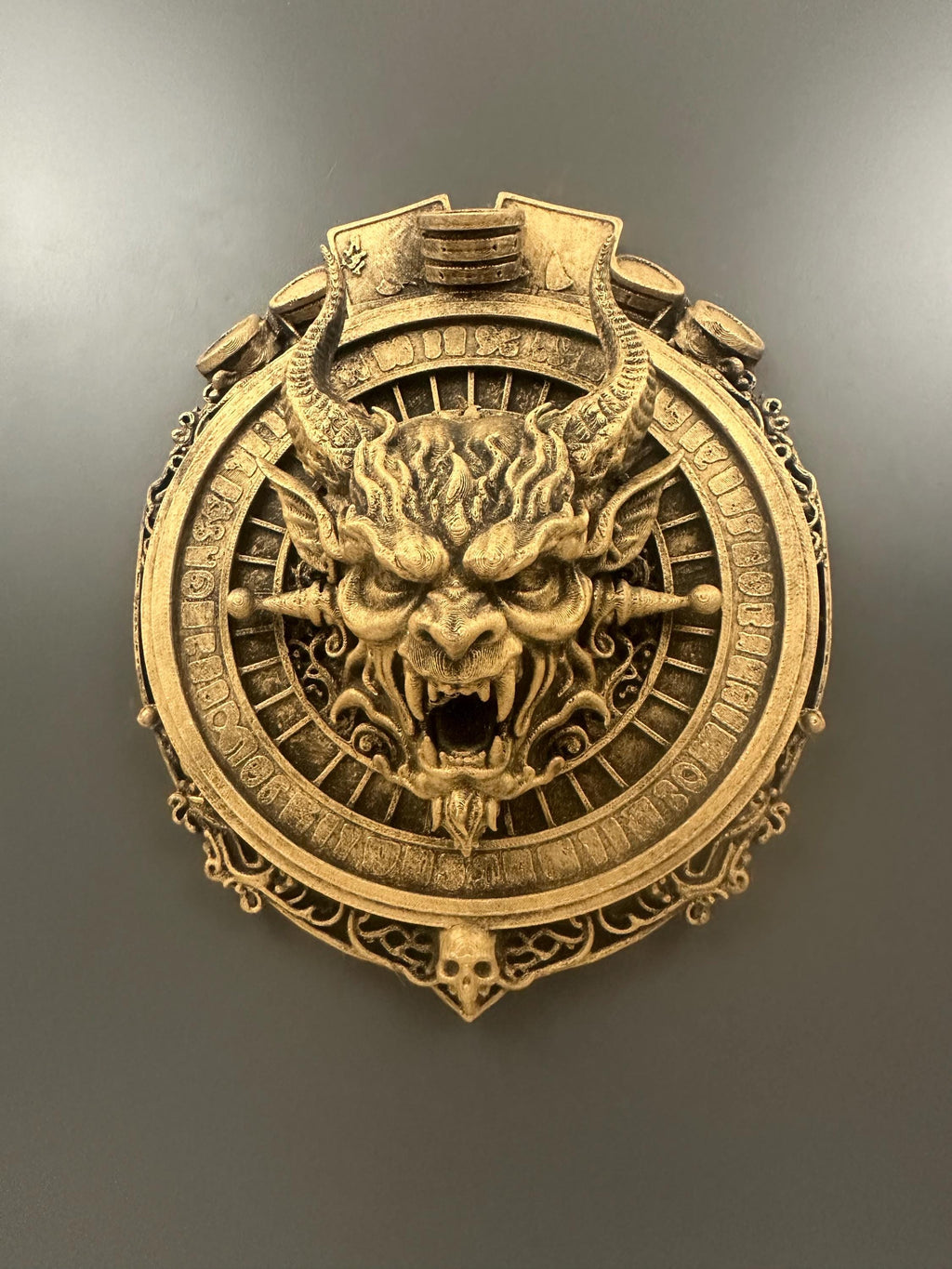 Gothic Roulette Wheel Wall Decor