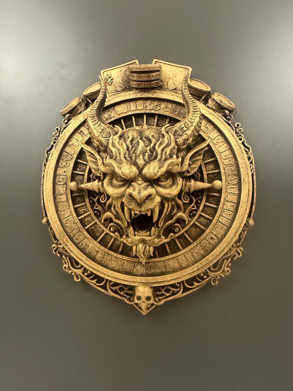Gothic Roulette Wheel Wall Decor