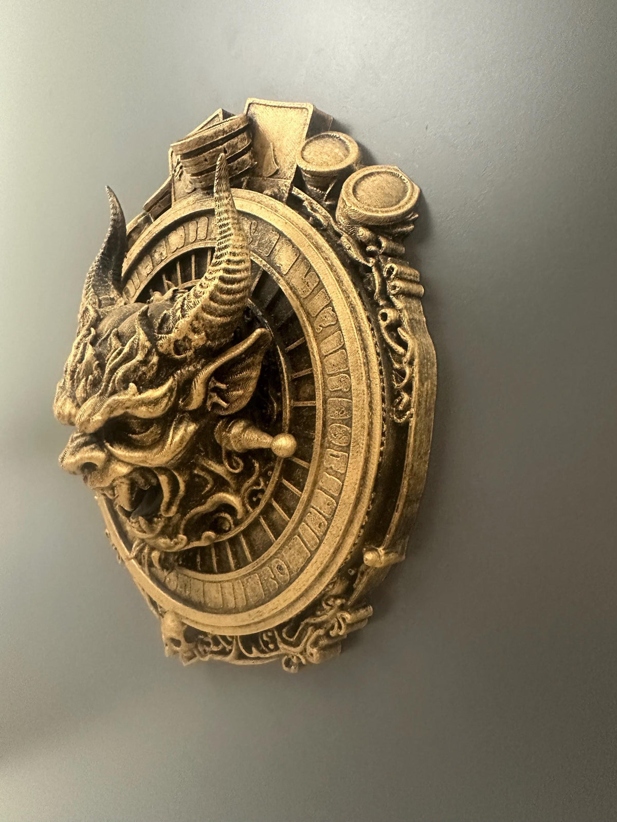 Gothic Roulette Wheel Wall Decor