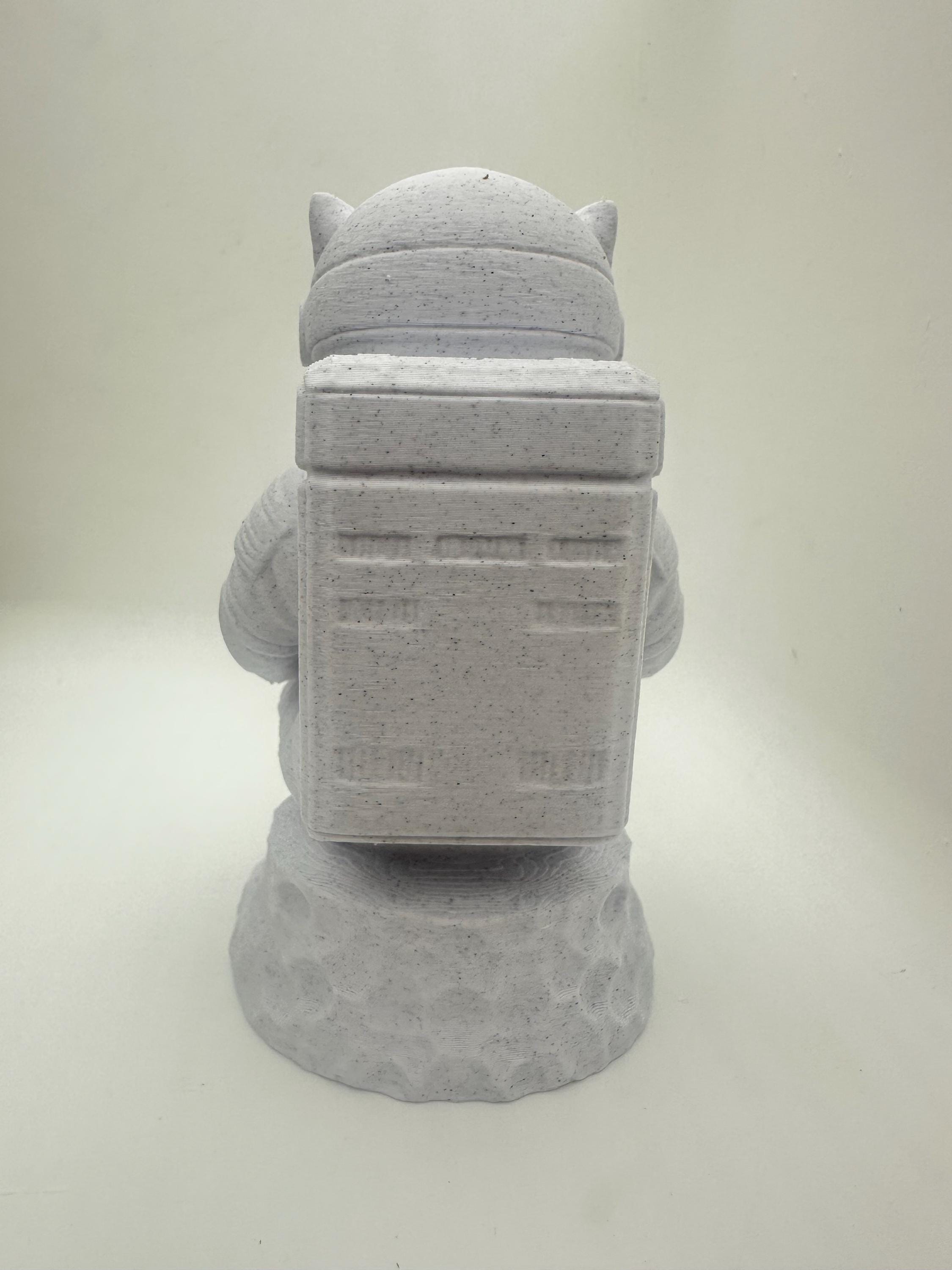 NASA Astronaut Space Cat Figurine 6” Cosmic Home Decor Statue - Quirky Cat Lover Gift