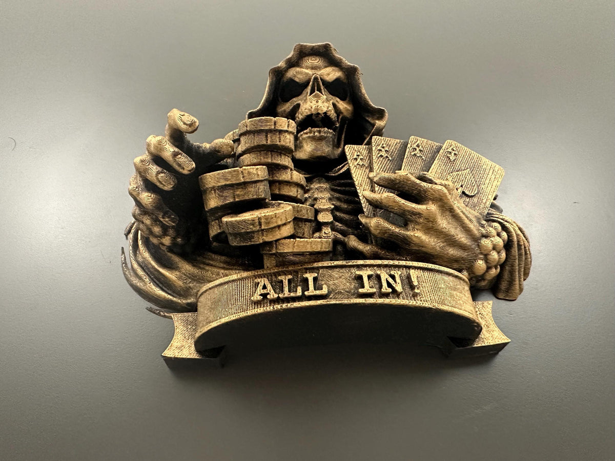 All In Reaper Poker Wall Plaque