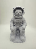 NASA Astronaut Space Cat Figurine 6” Cosmic Home Decor Statue - Quirky Cat Lover Gift
