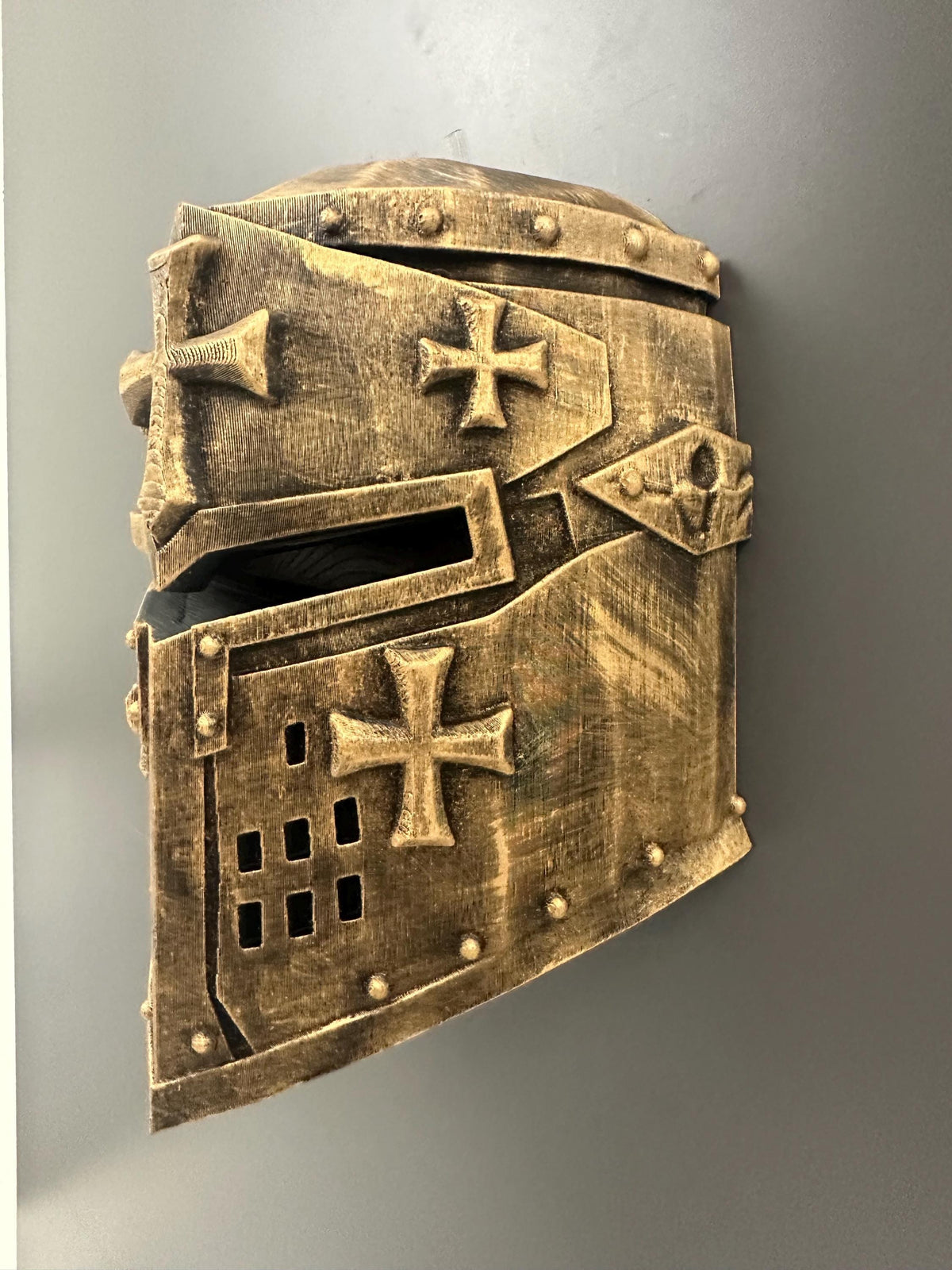 Medieval Knight Helmet Wall Decor