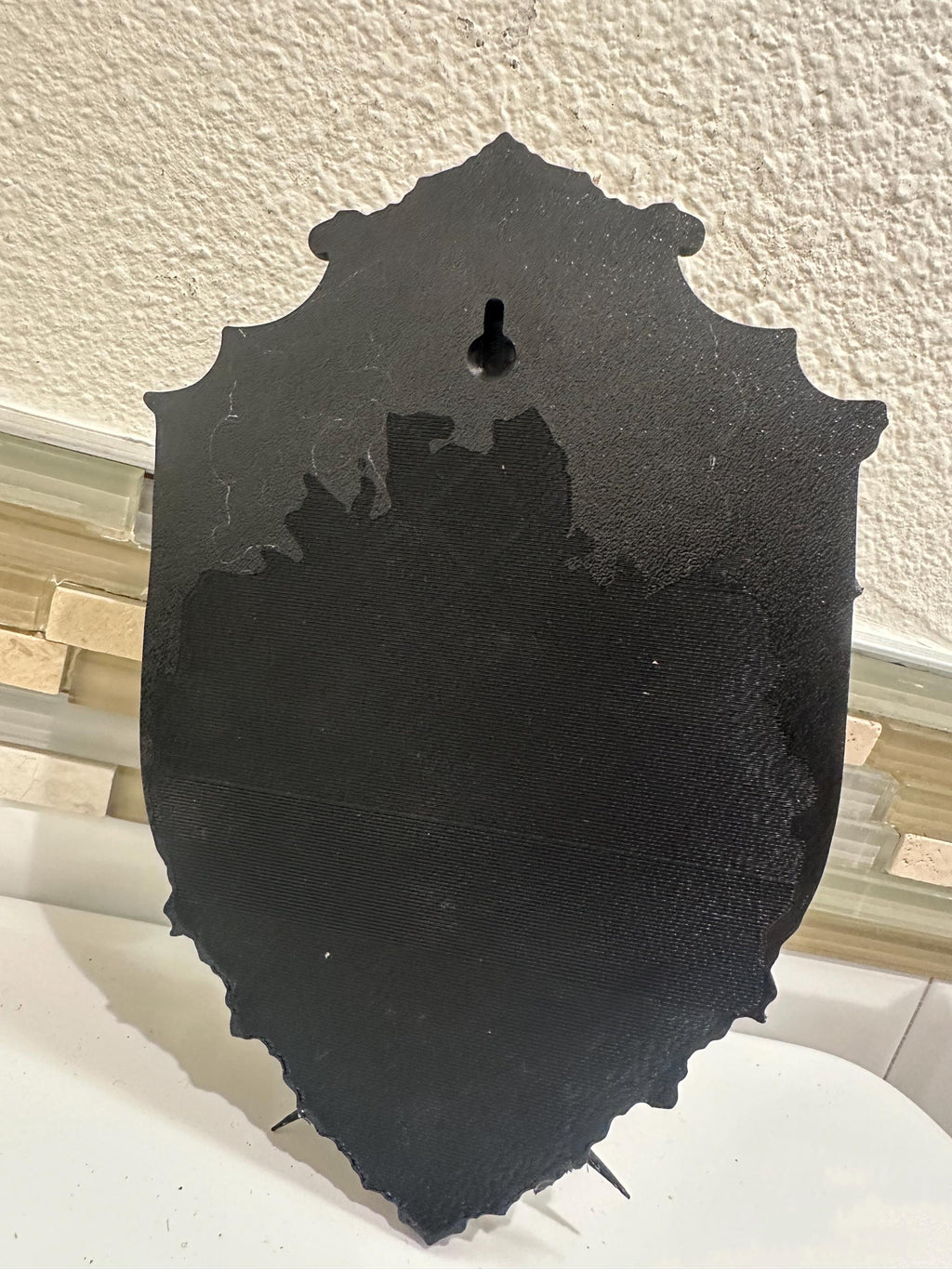 Gothic Vampire Head Wall Plaque