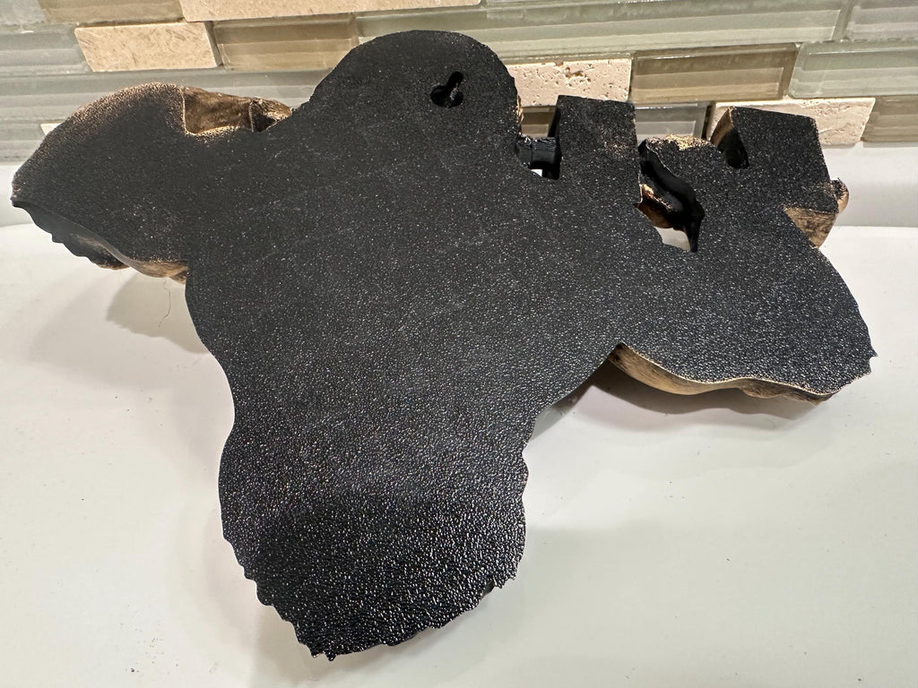 Flexing Gorilla Wall Mount with Dumbbell