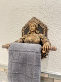 Classical Maiden Goddess Hand Towel Holder