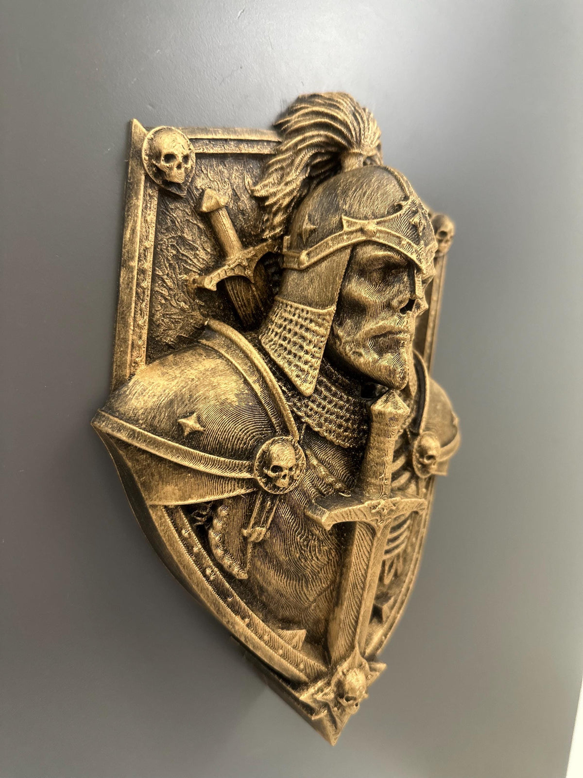 Undead Knight Wall Plaque