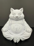 Buddha Shiba Inu Zen Meditation Statue - Lucky Dog Figurine - Yoga Decor - Spiritual Dog Garden Home Desk Decor 6”