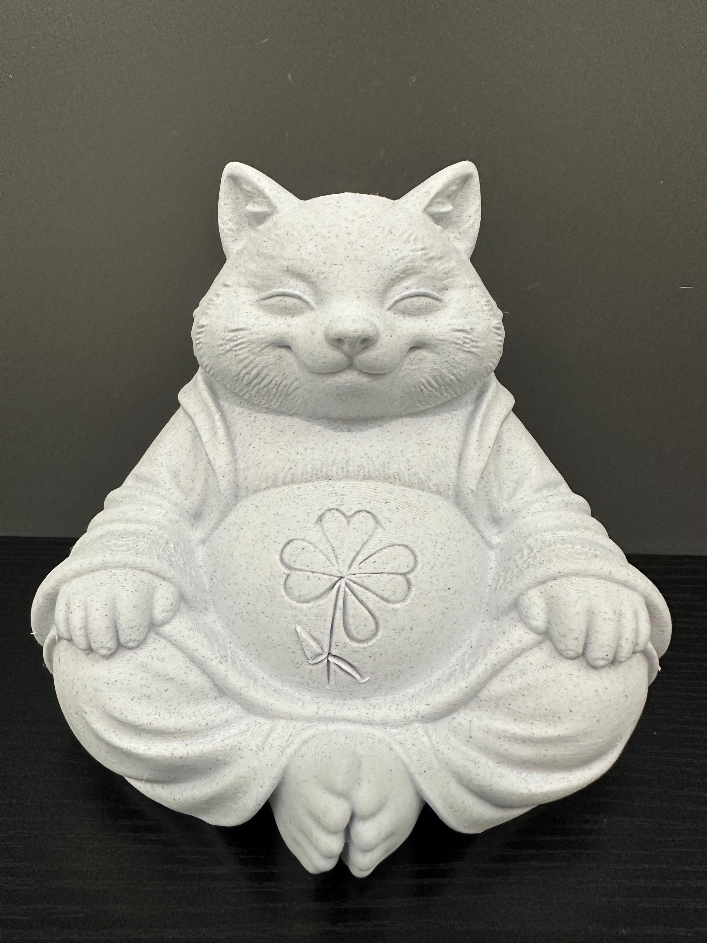 Buddha Shiba Inu Zen Meditation Statue - Lucky Dog Figurine - Yoga Decor - Spiritual Dog Garden Home Desk Decor 6”
