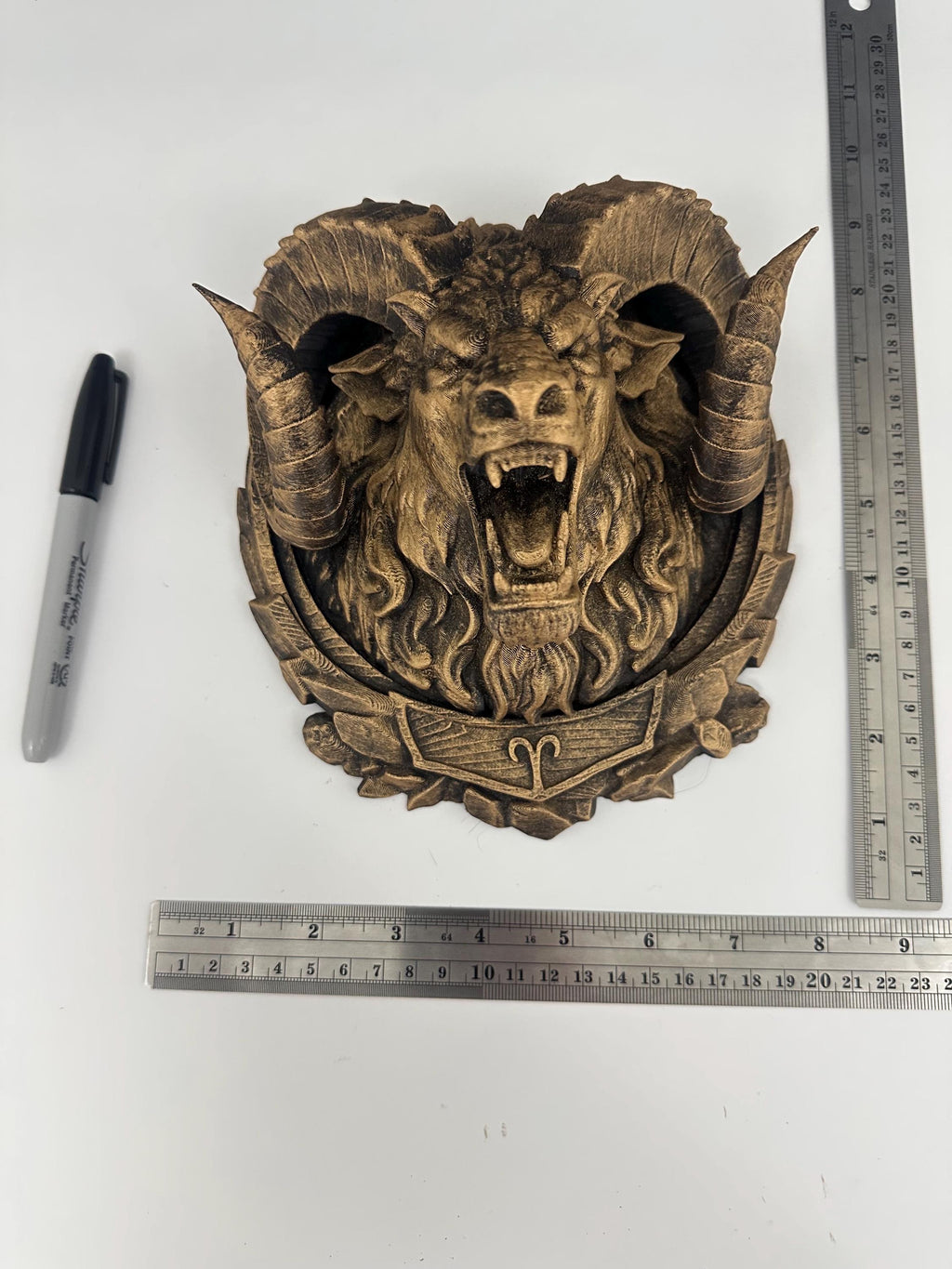 Aries Ram Wall Sculpture