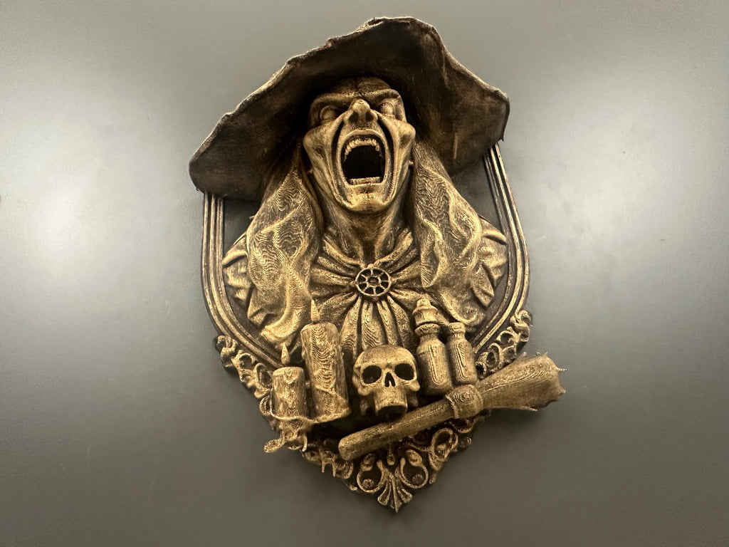 Witch Wall Bust Sculpture