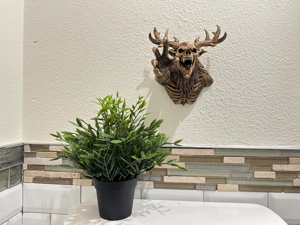 Wendigo Skull Wall Hook