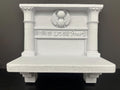 Egyptian Scarab Wall Shelf - Anxient Heiroglyph Stone Style Decor - Pharaoh Temple Display Shelf 9x9x4”