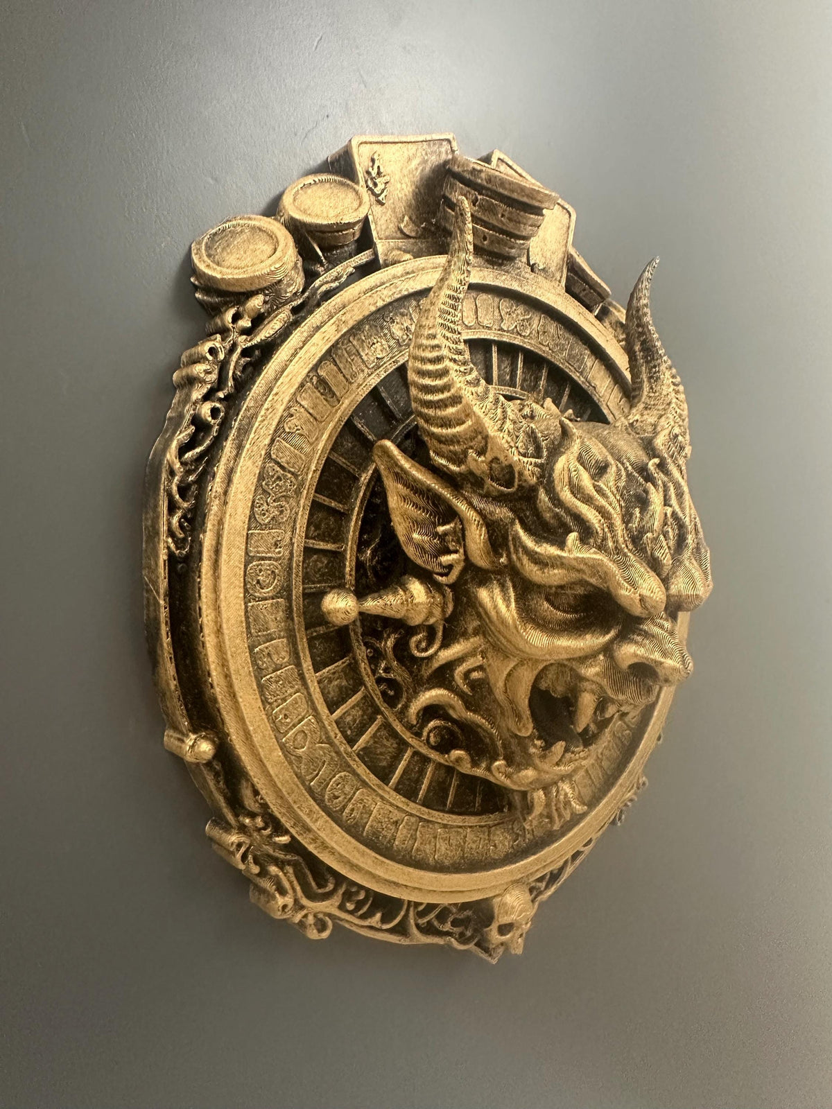 Gothic Roulette Wheel Wall Decor