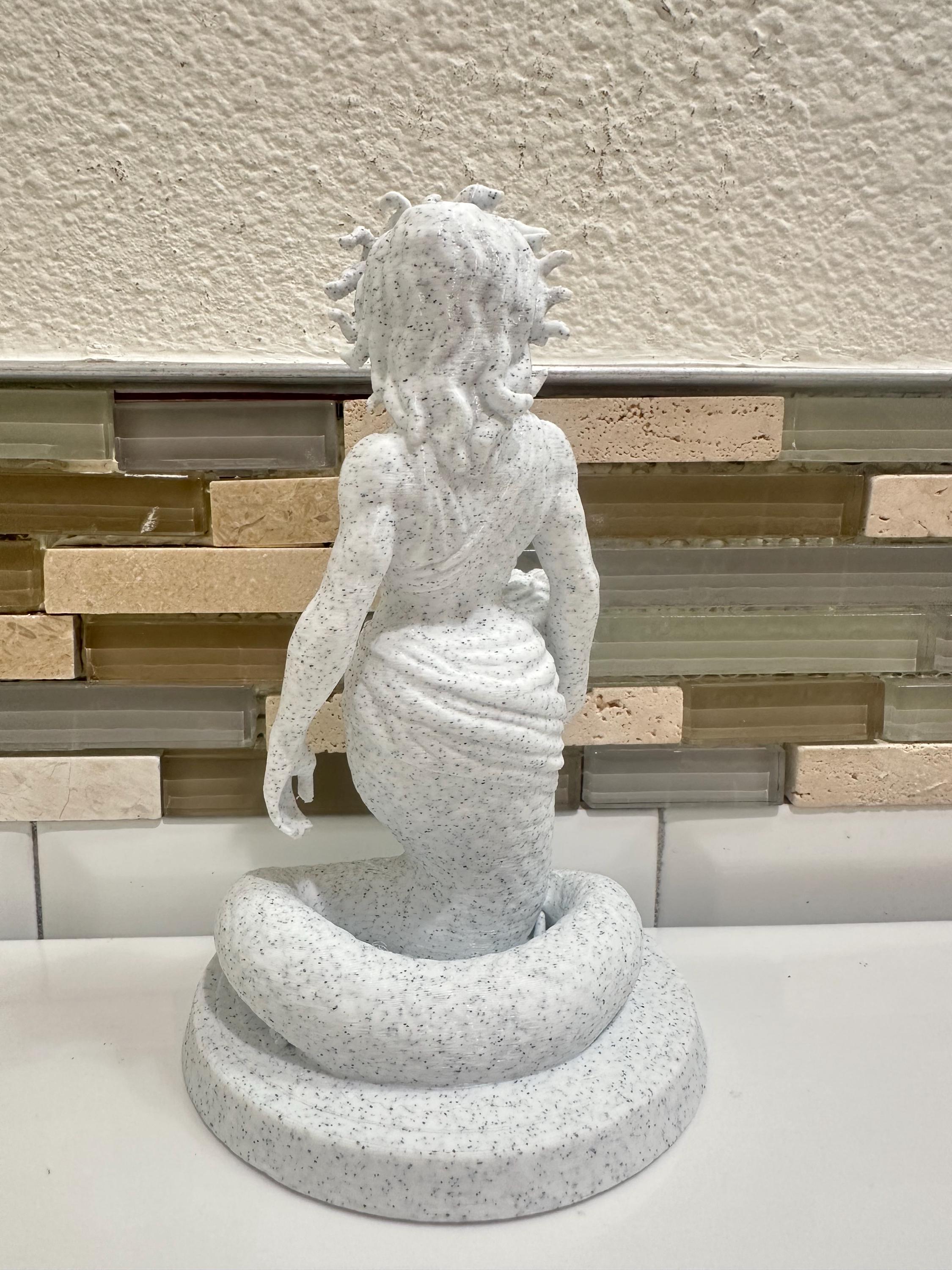 Medusa Statue Head Of Snakes 6” - Greek Goddess Mythology Sculpture Gothic Art Gorgon Home Decor Figurine