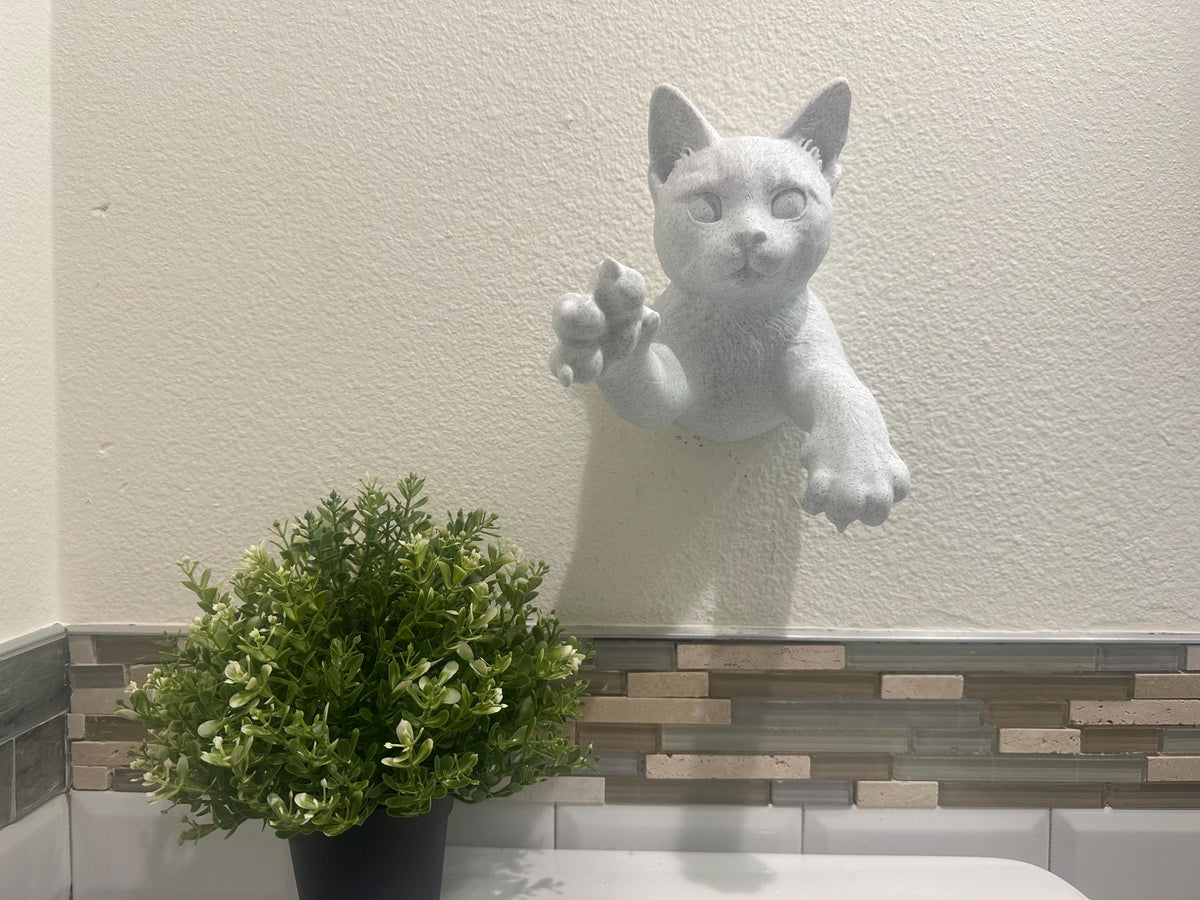 Playful Cat Hand Towel Holder