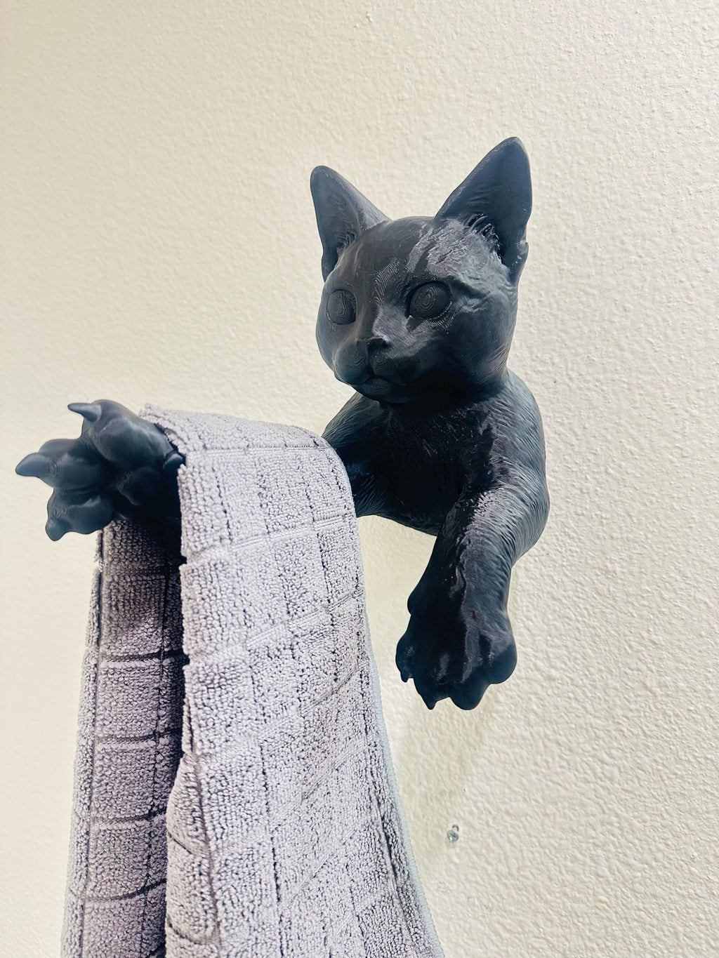 Playful Cat Hand Towel Holder