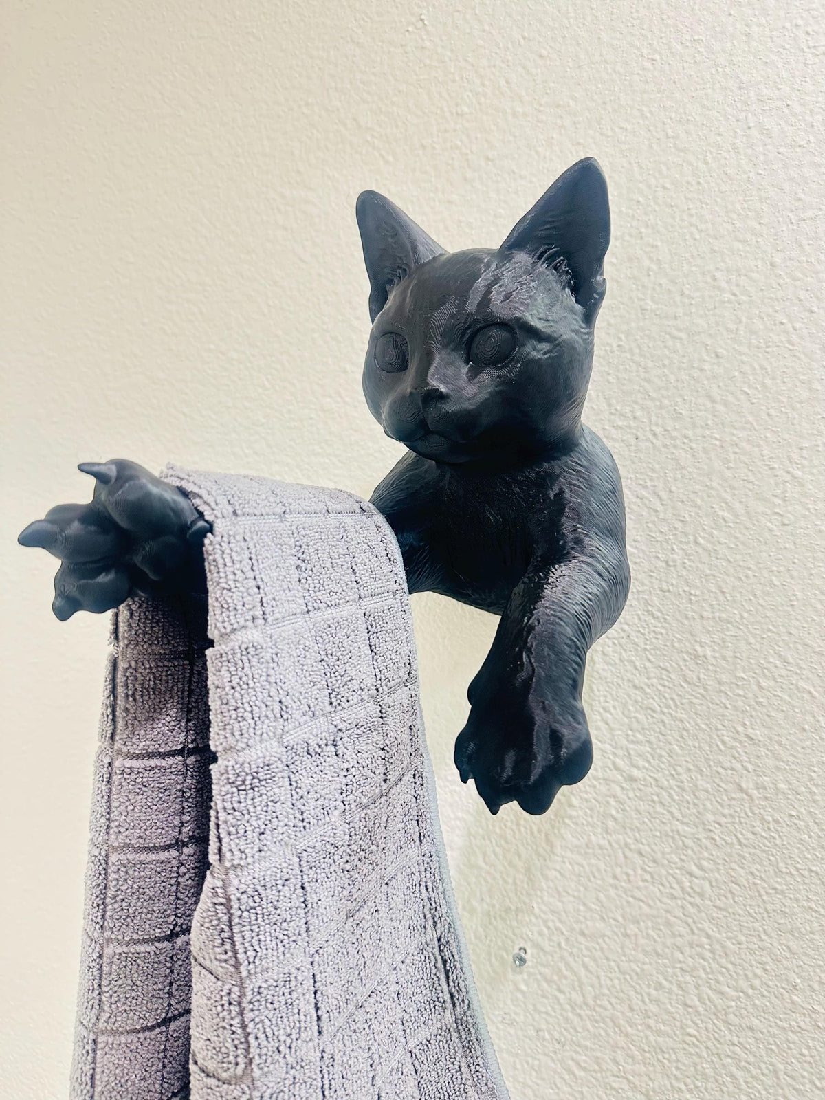 Playful Cat Hand Towel Holder