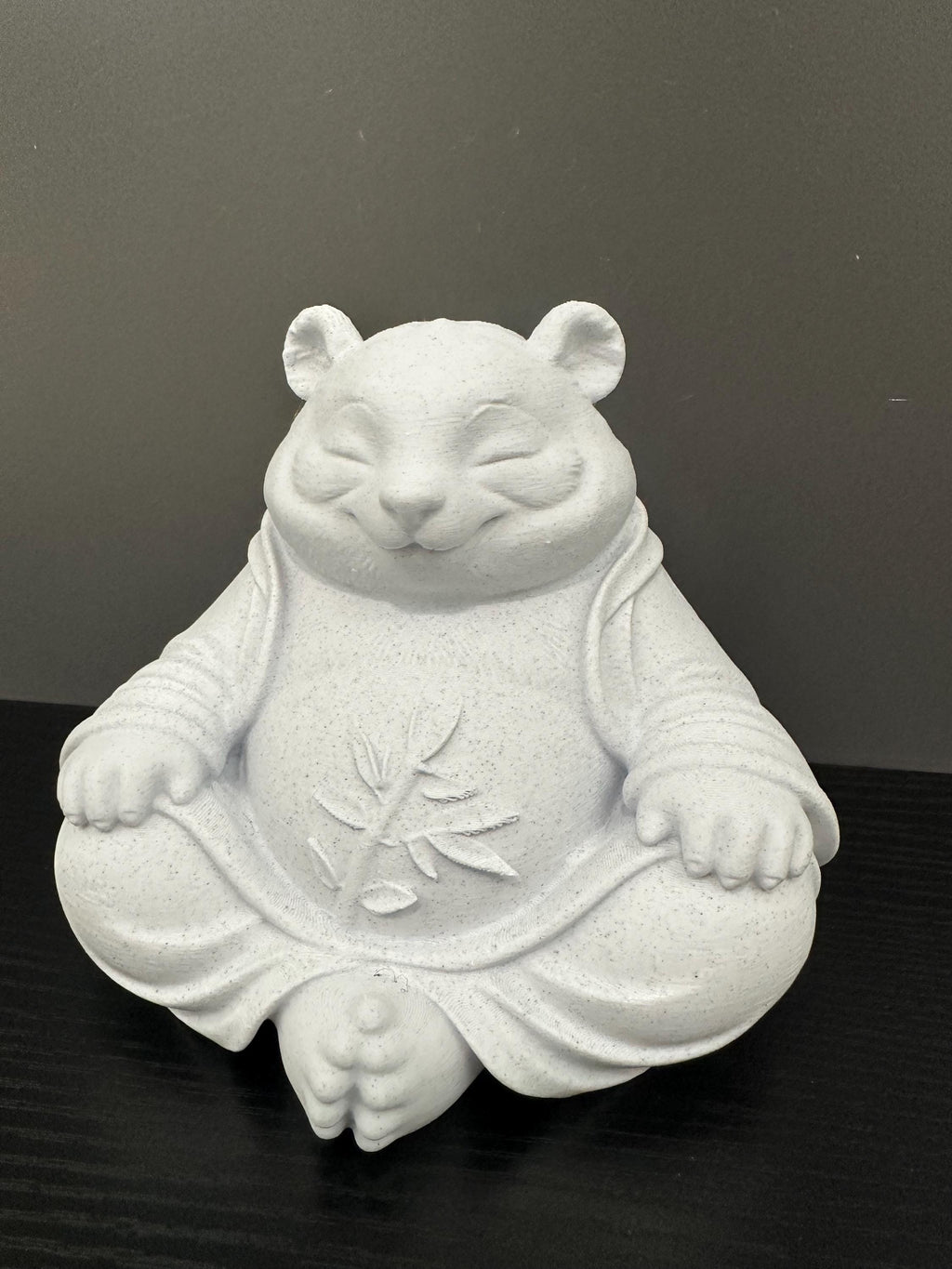 Buddha Panda Zen Meditation Statue - Peaceful Panda Sculpture - Yoga Decor - Meditation Room Decor - Cute Panda Figurine - Desk Decor 6”