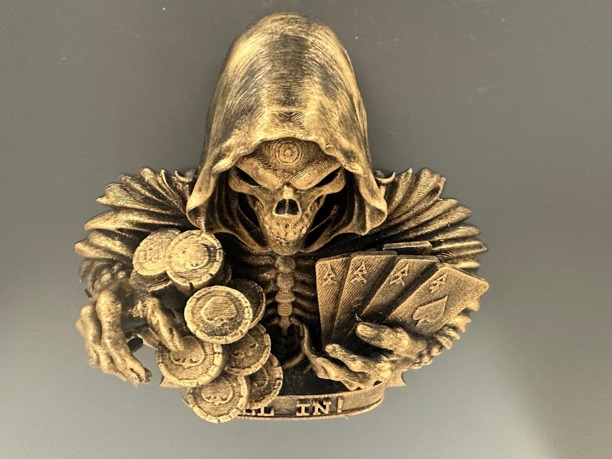 All In Reaper Poker Wall Plaque