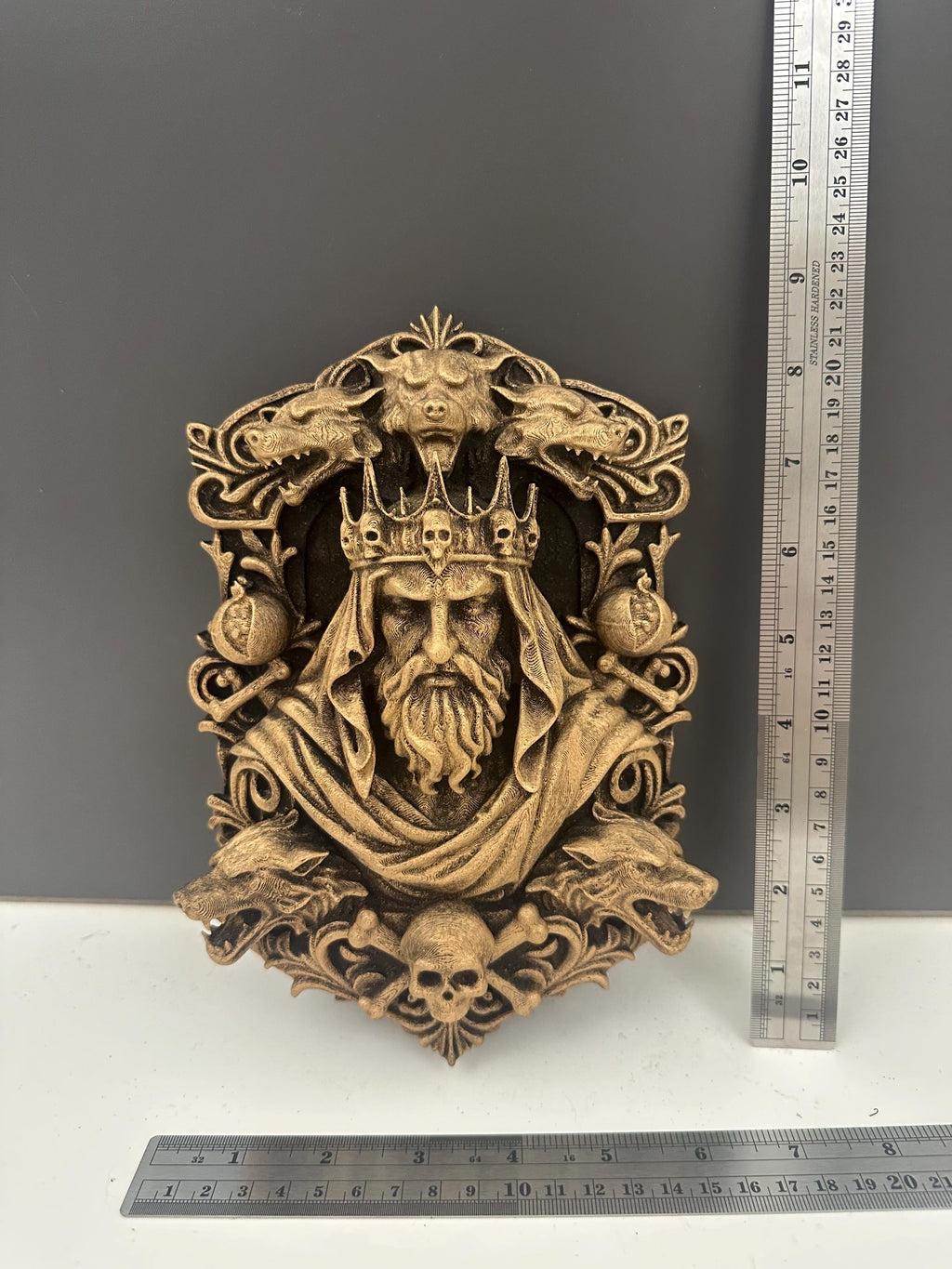 Hades Wall Plaque Greek Mythology Decor