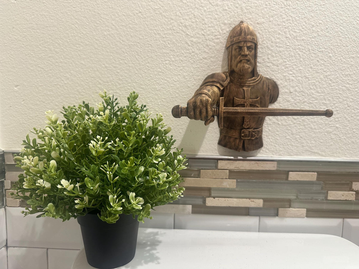 Medieval Knight Hand Towel Holder